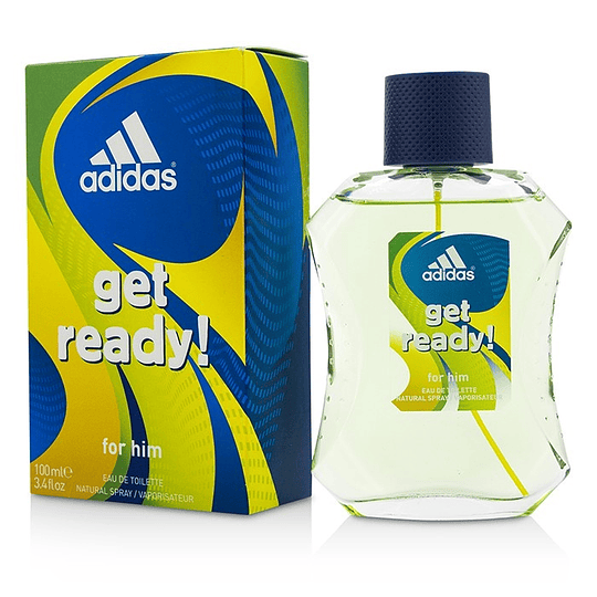 Adidas Get Ready para hombre / 100 ml Eau De Toilette Spray