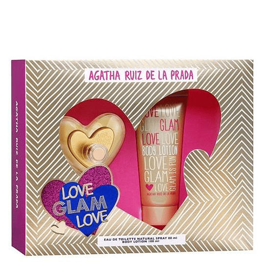 Love Glam Love para mujer / SET - 100 ml Eau De Toilette Spray