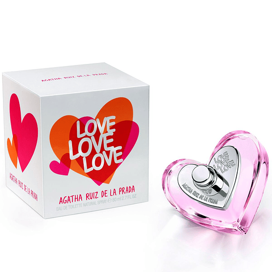 Love Love Love para mujer / 80 ml Eau De Toilette Spray