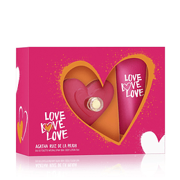 Love Love Love para mujer / SET - 80 ml Eau De Toilette Spray