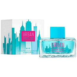 Urban Seduction Blue para mujer / 100 ml Eau De Toilette Spray