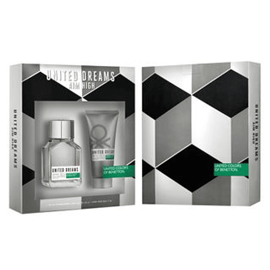 United Dreams Aim High para hombre / SET - 100 ml Eau De Toilette Spray