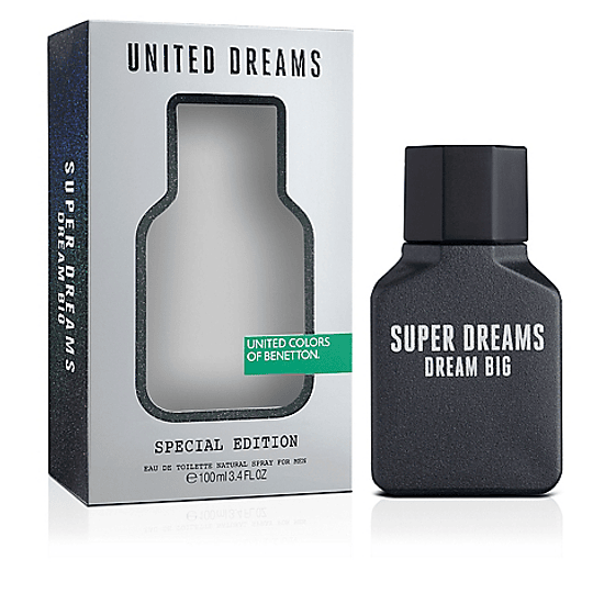 United Dreams Dream Big (Super Dreams) para hombre / 100 ml Eau De Toilette Spray