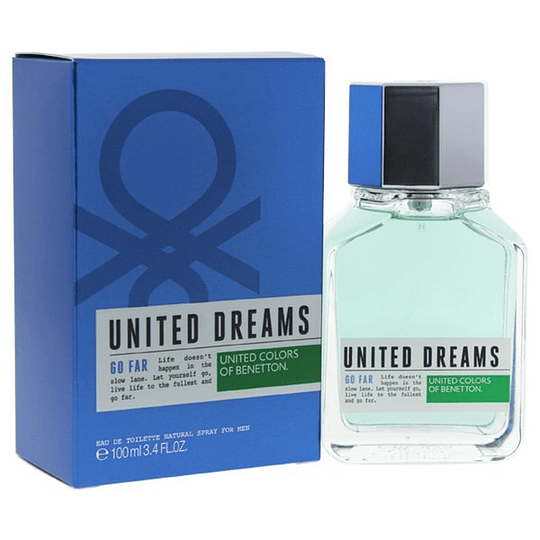 United Dreams Go Far para hombre / 100 ml Eau De Toilette Spray