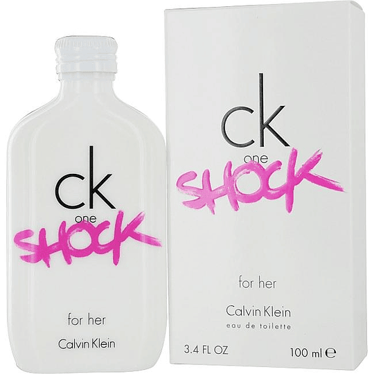 CK One Shock para mujer / 100 ml Eau De Toilette Spray