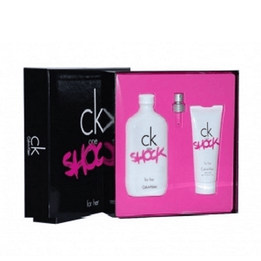 CK One Shock para mujer / SET - 200 ml Eau De Toilette Spray