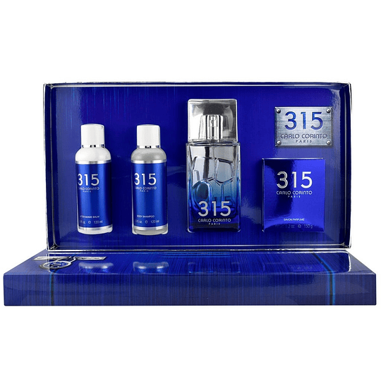 Carlo Corinto 315 para hombre / SET - 100 ml Eau De Toilette Spray