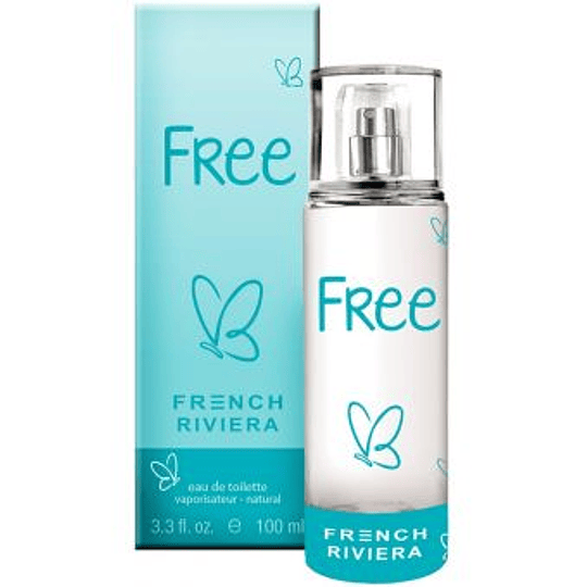 French Riviera Free para mujer / 100 ml Eau De Toilette Spray