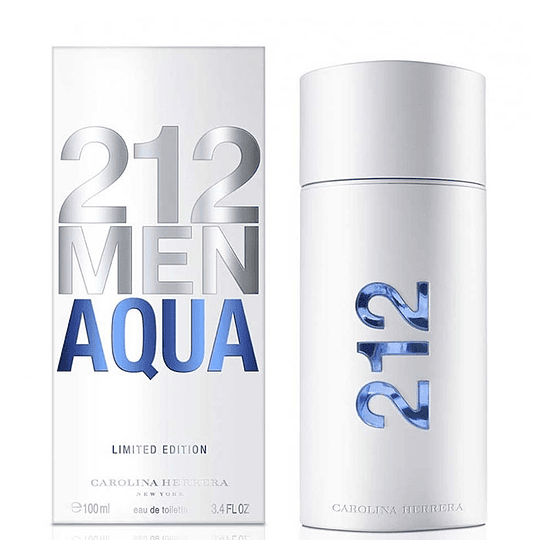 212 Men Aqua para hombre / 100 ml Eau De Toilette Spray