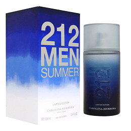 212 Men Summer para hombre / 100 ml Eau De Toilette Spray