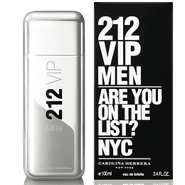 212 Vip Men para hombre / 100 ml Eau De Toilette Spray