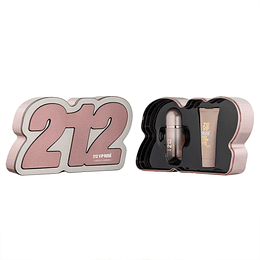 212 Vip Rosé para mujer / SET - 80 ml Eau De Parfum Spray