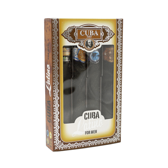 Cuba Latino para hombre / SET - 4 X 35 ml Eau De Toilette Spray