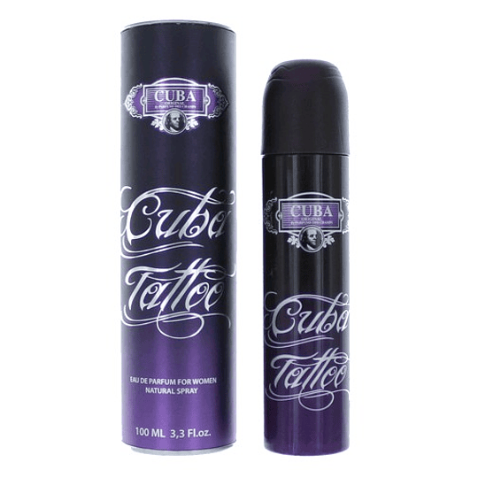 Cuba Tattoo para mujer / 100 ml Eau De Parfum Spray