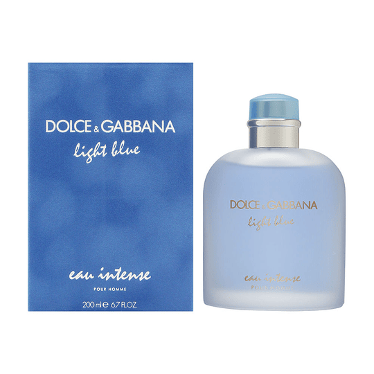 Light Blue Eau Intense para hombre / 200 ml Eau De Parfum Spray