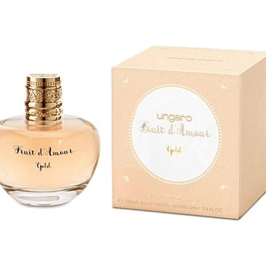 Ungaro Fruir D'amour Gold para mujer / 100 ml Eau De Toilette Spray