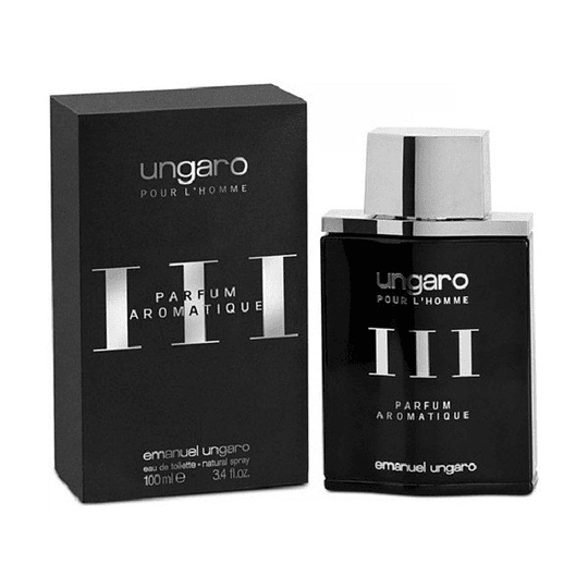 Ungaro III Parfum Aromatique para hombre / 100 ml Eau De Toilette Spray