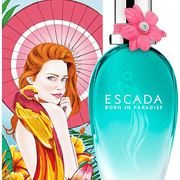 Escada Born in Paradise para mujer / 100 ml Eau De Toilette Spray