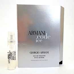 Armani Code Ice para hombre / AMPOLLETA - 1.5 ml Eau De Toilette Spray