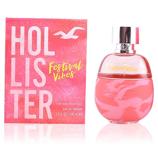 Hollister Festival Vibes para mujer / 100 ml Eau De Toilette Spray