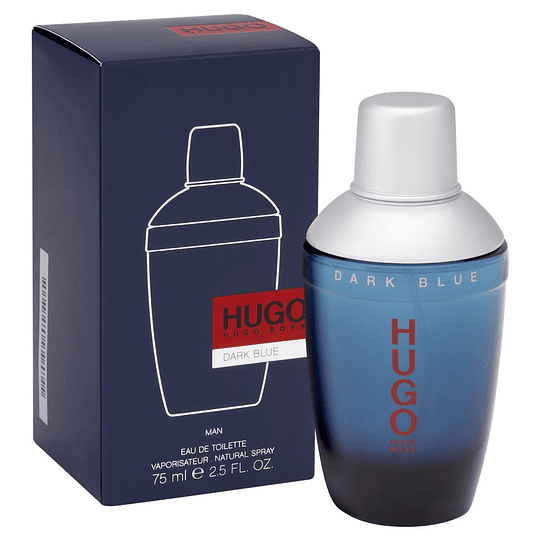 Hugo Dark Blue para hombre / 75 ml Eau De Toilette Spray