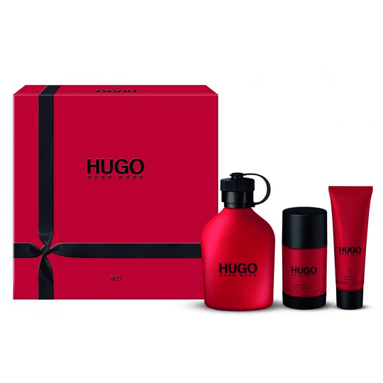 Hugo Red para hombre / SET - 125 ml Eau De Toilette Spray
