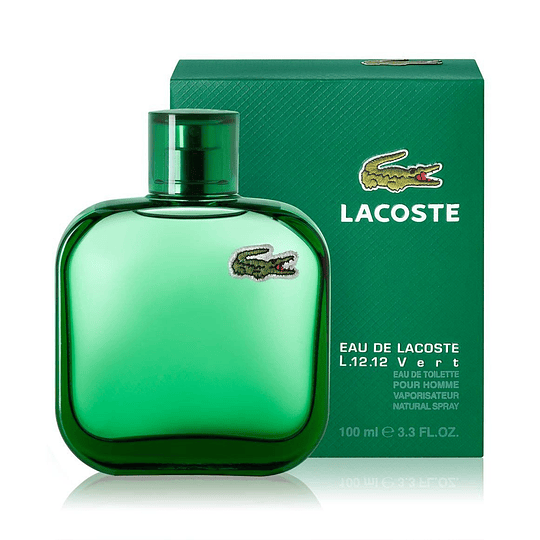 Eau de Lacoste L.12.12 Pour Lui Vert para hombre / 100 ml Eau De Toilette Spray