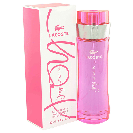 Lacoste Joy of Pink para mujer / 90 ml Eau De Toilette Spray
