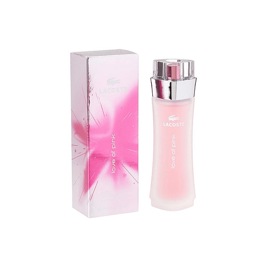 Lacoste Love of Pink para mujer / 90 ml Eau De Toilette Spray