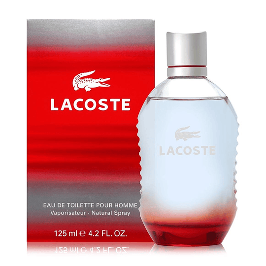 Lacoste Red para hombre / 125 ml Eau De Toilette Spray