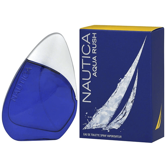 Nautica Aqua Rush para hombre / 100 ml Eau De Toilette Spray