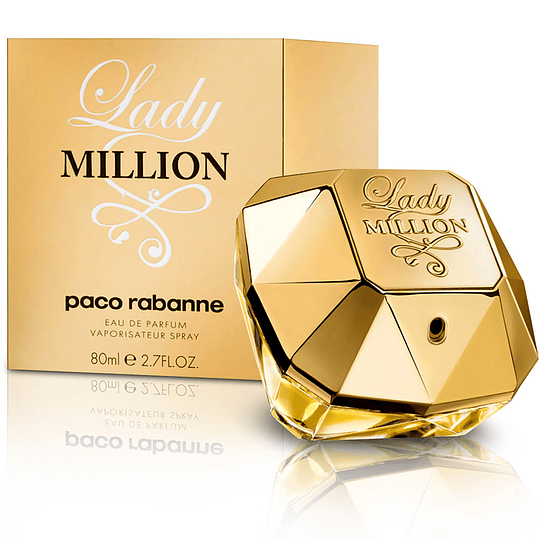 Lady Million para mujer / 80 ml Eau De Parfum Spray
