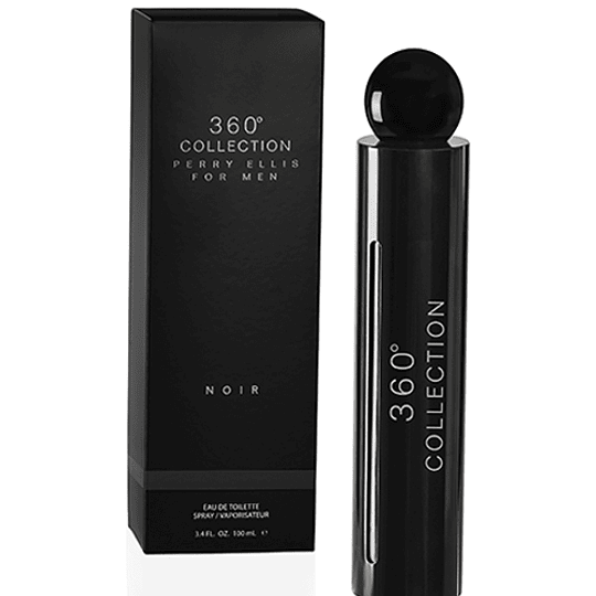 360º Collection Noir para hombre / 100 ml Eau De Toilette Spray