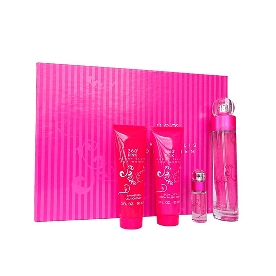 360º Pink para mujer / SET - 100 ml Eau De Parfum Spray