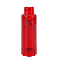 360º Red para hombre / 200 ml Body Mist Spray