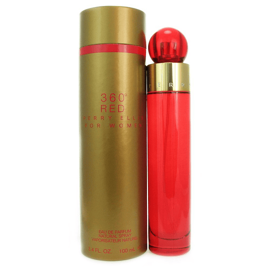 360º Red para mujer / 100 ml Eau De Parfum Spray