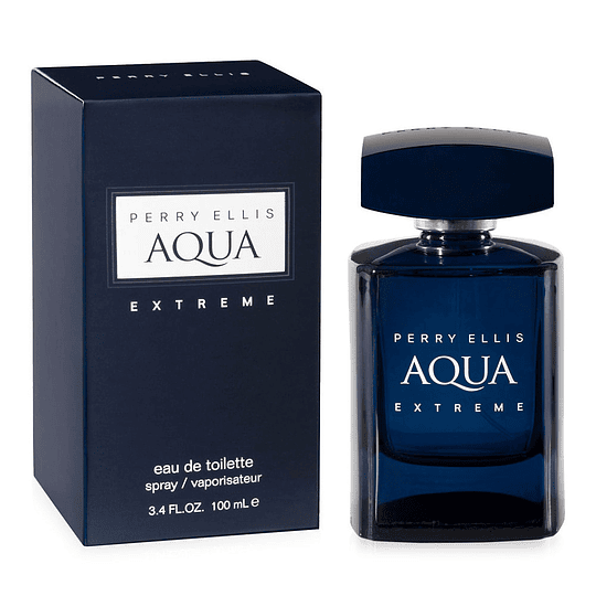Perry Ellis Aqua Extreme para hombre / 100 ml Eau De Toilette Spray
