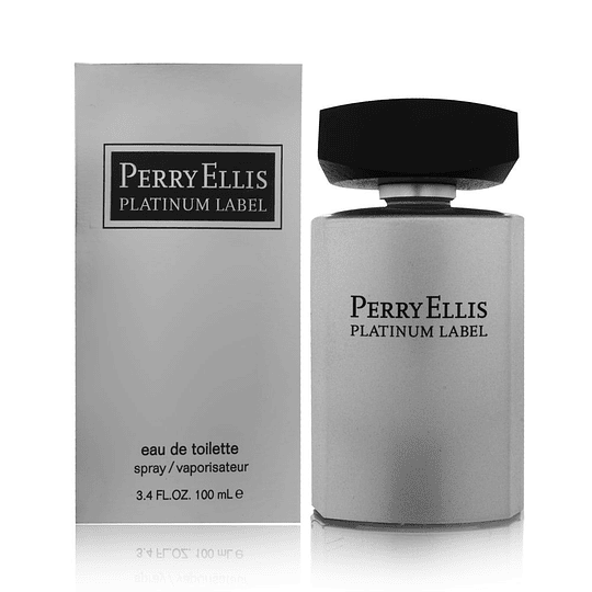 Perry Ellis Platinum Label para hombre / 100 ml Eau De Toilette Spray