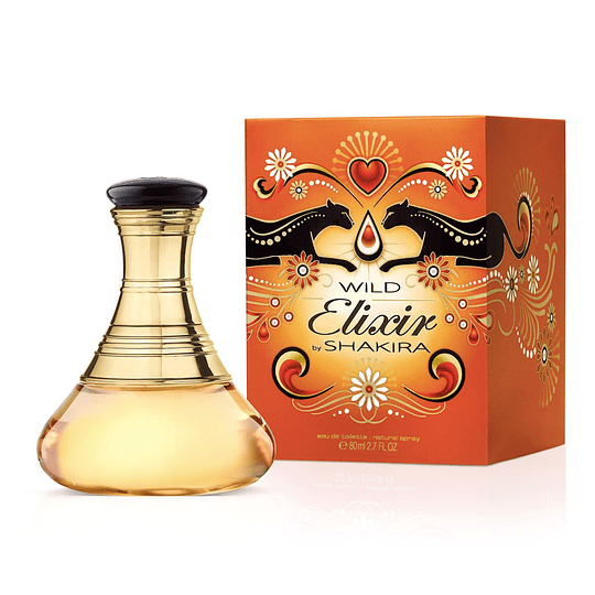 Shakira Wild Elixir para mujer / 80 ml Eau De Toilette Spray