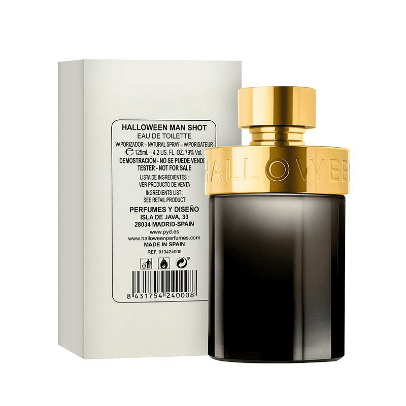 JESUS DEL POZO HALLOWEEN MAN SHOT 125 ML TESTER / PERFUMES MP