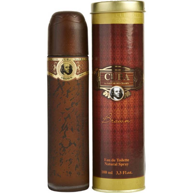 CUBA BROWN BY PARFUMS DES CHAMPS 100ML EDT / PERFUMES MP