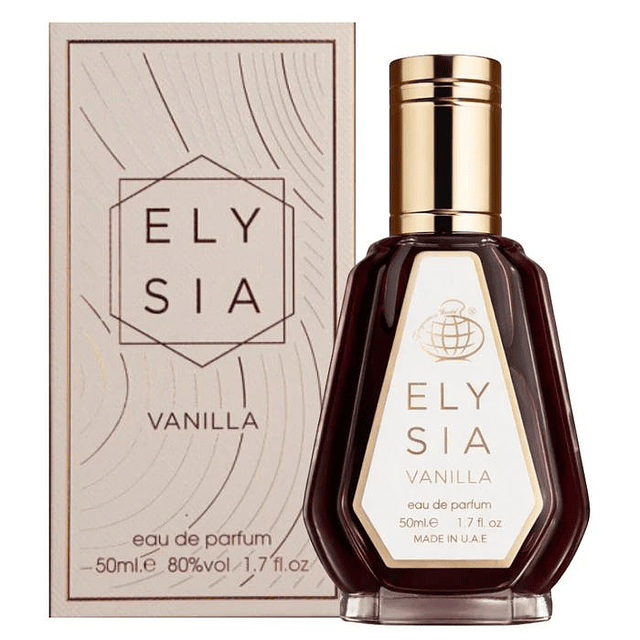 FRAGRANCE WORLD ELYSIA VANILLA 50ML EDP
