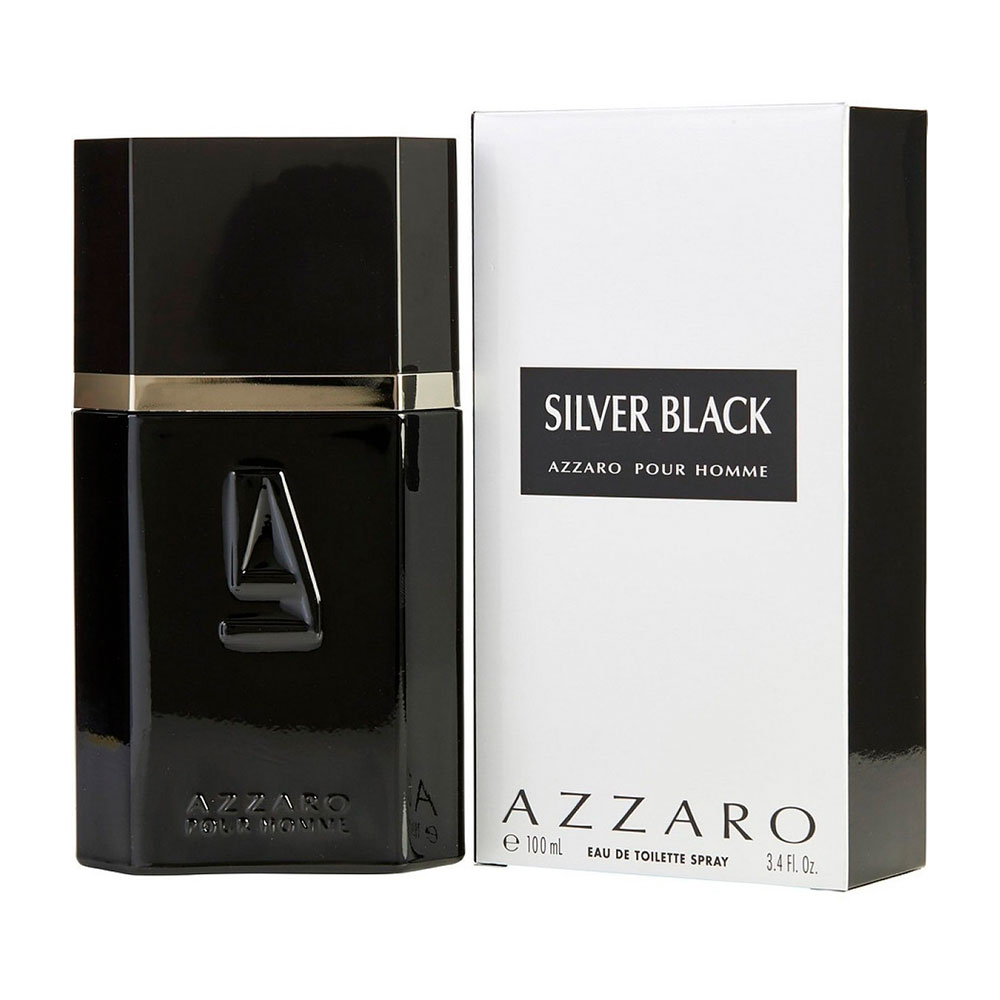 SILVER BLACK POUR HOMME EDT 100ML AZZARO