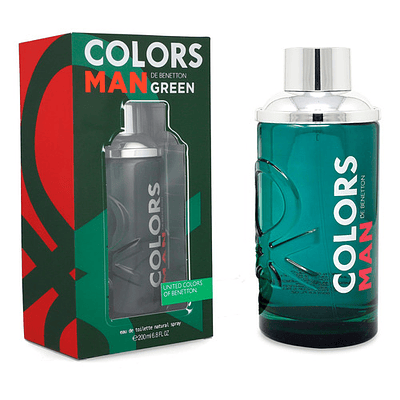COLORS MAN GREEN EDT 200ML.
