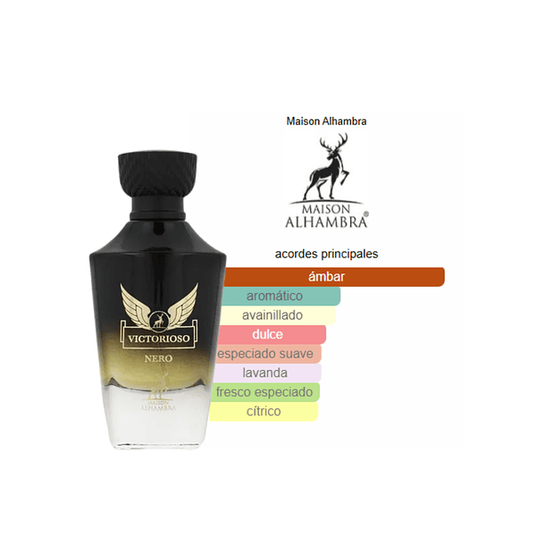 Maison Alhambra Victorioso Nero Edp 100Ml Hombre 3