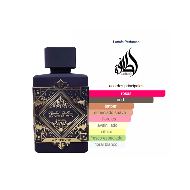 Lattafa Badee Al Oud Amethyst Edp 100ml Unisex  3
