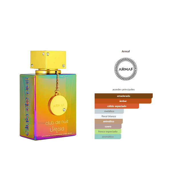 Club de Nuit Untold Armaf – Perfume Unisex Ámbar Amaderado 105ML 3