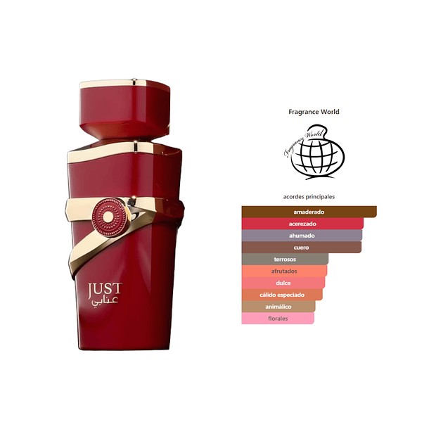 Just Anabi Fragrance World 100ml | Perfume Árabe Unisex Cereza Cuero 3