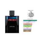 Pride Marine Red Moon Fragrance World 100ml | Perfume Hombre Fresco Ambarado 3
