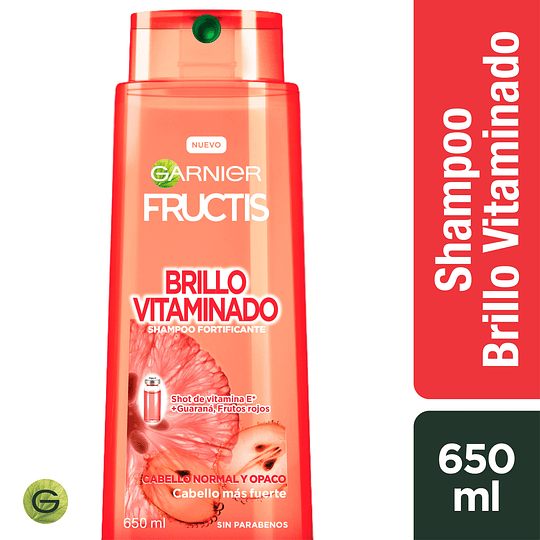 Fructis Brillo Vitamaminado Sh 650 ml